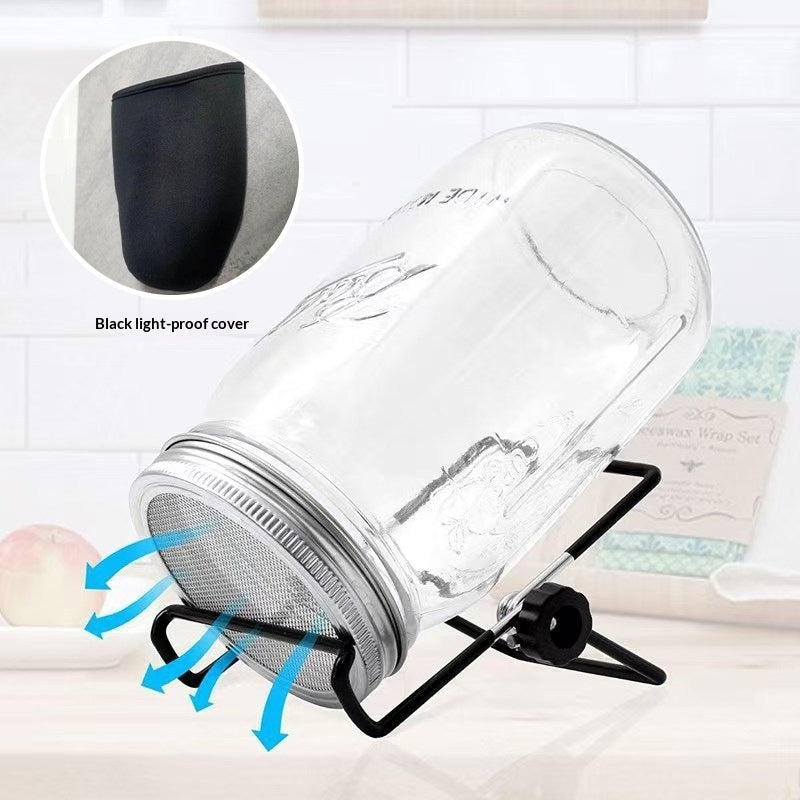 Mason Jar Home Sprouting Jar Stainless Steel Stand