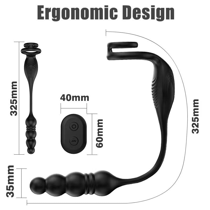 Wireless Remote-Controlled Male Telescopic Prostate Massager