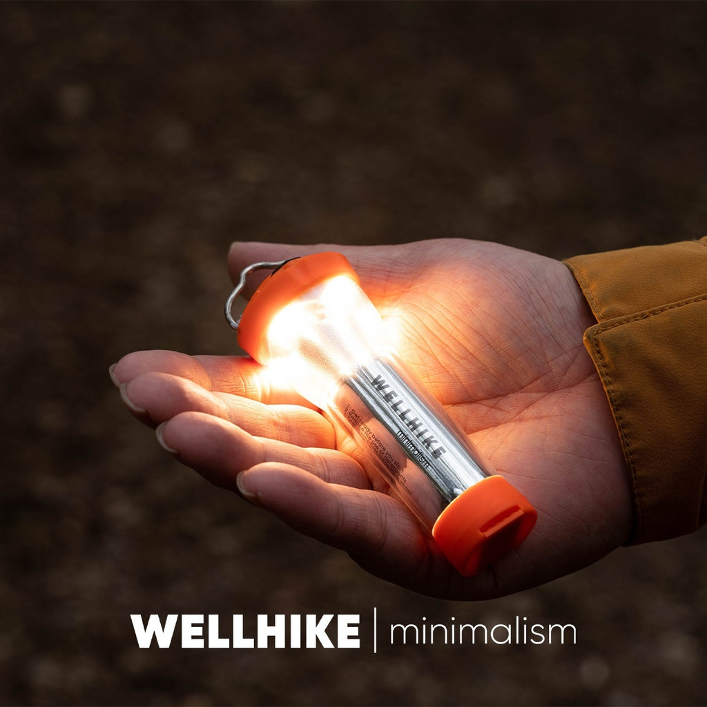 Outdoor Camping Flashlight With An Incandescent Bulb