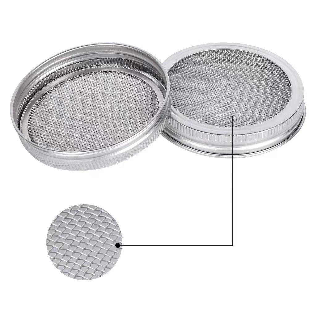 Mason Jar Home Sprouting Jar Stainless Steel Stand