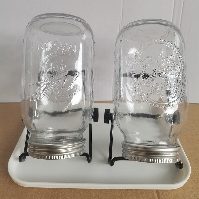 Mason Jar Home Sprouting Jar Stainless Steel Stand