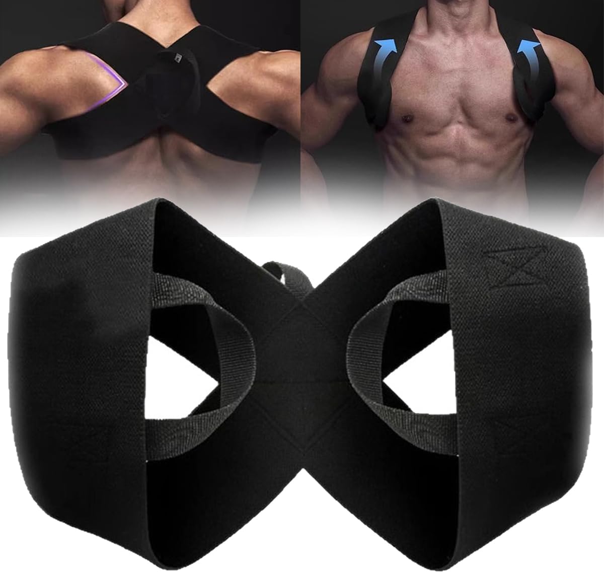 2026 New Fitness Heavy Shoulder Straps For Weight Training Adjustable Weighted Vest Muscle Exercise Equipment Enhance Anterior Shoulder Muscle Activation Keep Torso Straight And Upright