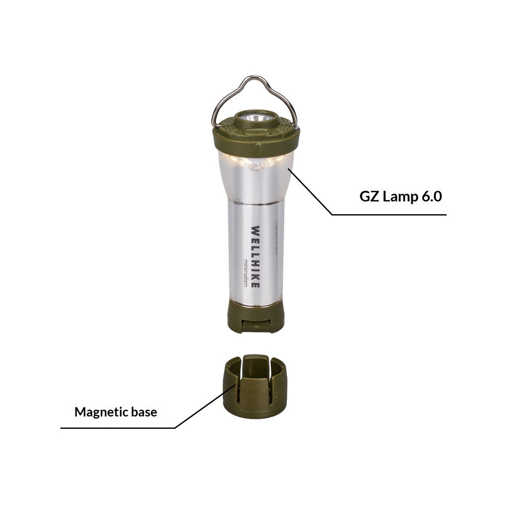 Outdoor Camping Flashlight With An Incandescent Bulb