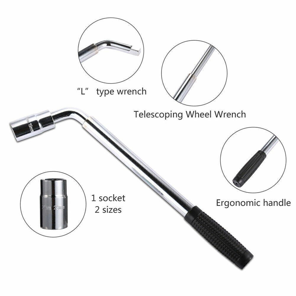 Scissor Jack Set 3 Ton Car Auto Jack Kit With Hand Crank Wrench Lug Wrench UK